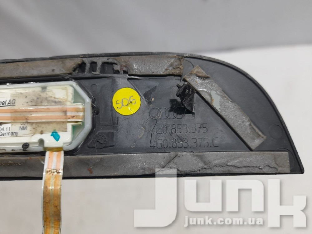Накладка на порог внутренняя левая задняя для Audi A6 C7 oe 4G0853375C разборка бу