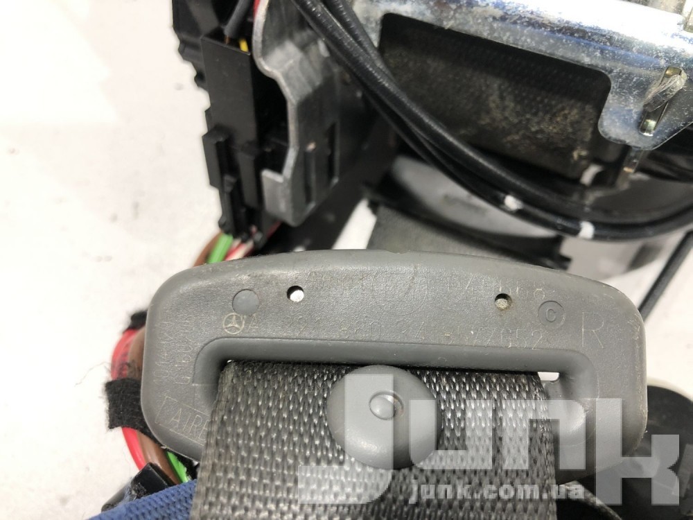Ремень безопасности передний правый для Mercedes W221 oe A22186034857G52 разборка бу