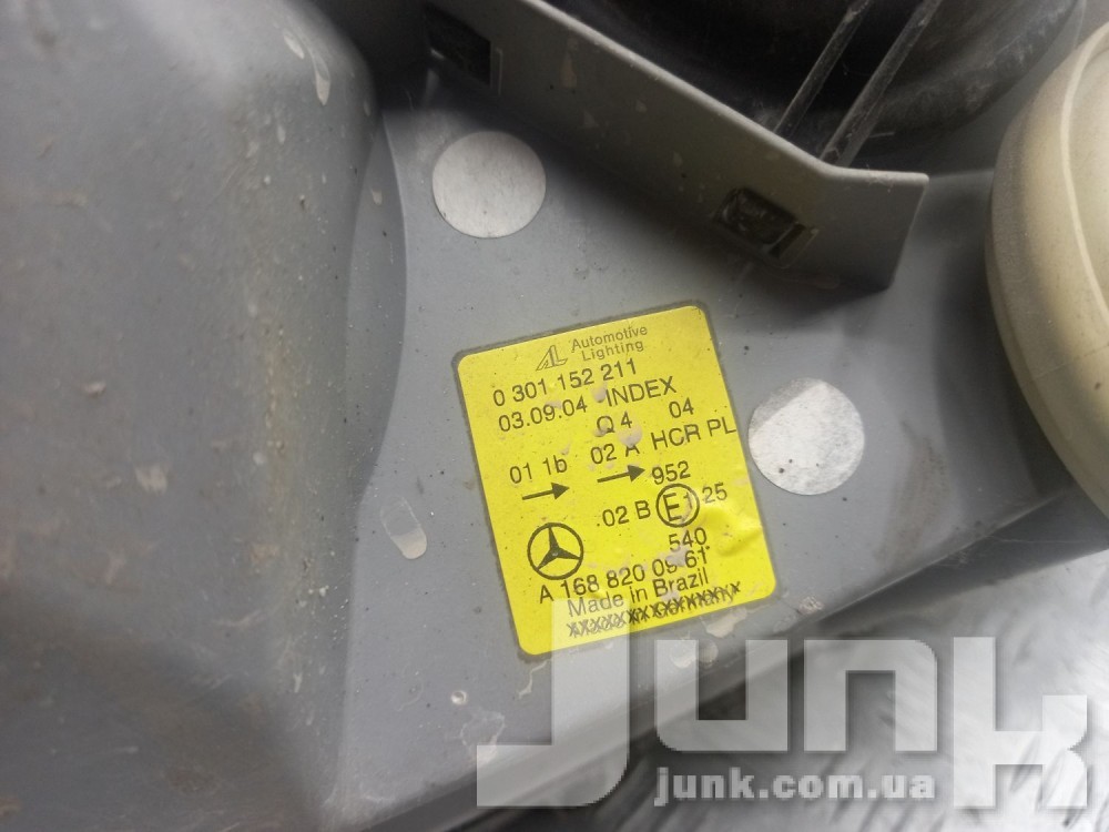 Фара левая для Mercedes W168 oe A1688200961 разборка бу