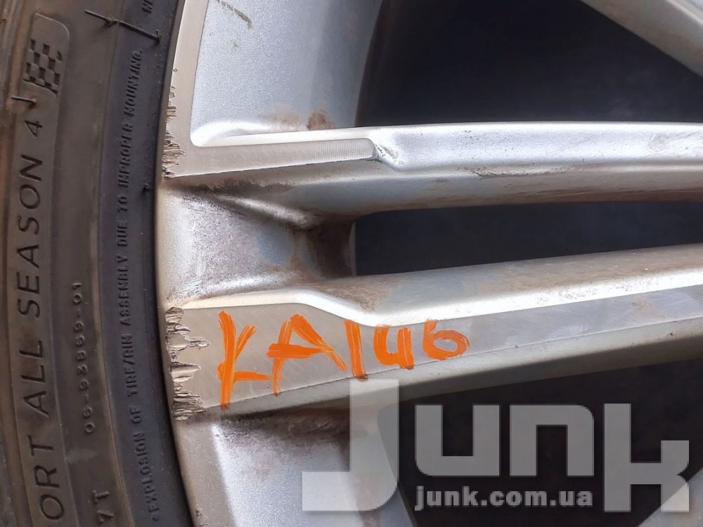Шины Michelin Pilot Sport All Season 4 255/35 ZR19 96Y XL Б/У 5,5 мм oe  разборка бу
