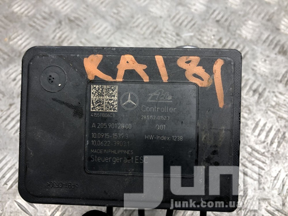 Блок ABS для W205 Б/У oe A2054313712 разборка бу