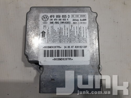 Блок управления AIR BAG для Audi S6 C6 oe 4F0959655D запчасти бу Блок управления AIR BAG для Audi S6 C6 oe 4F0959655D разборка бу