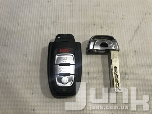 Ключ зажигания для Audi S4 B8 oe 8K0959754BBTKE разборка бу
