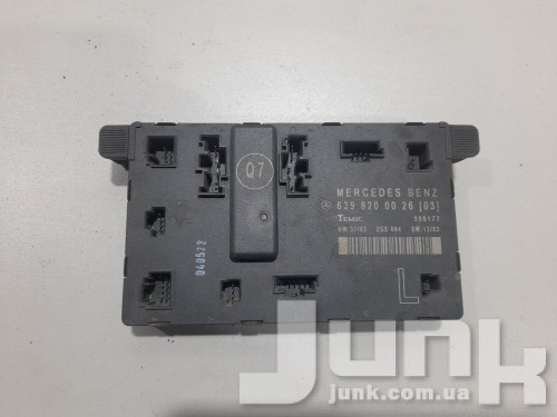 Блок управления двери передней левой для Mercedes W639 Vito oe 6398200026 разборка бу