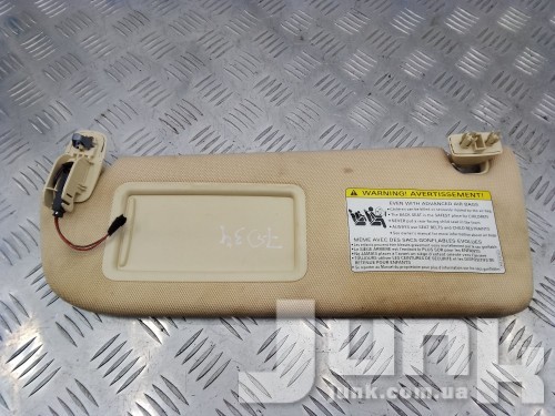 Солнцезащитный козырек левый для Ауди А7 oe 4G0857551AJJ3 разборка бу