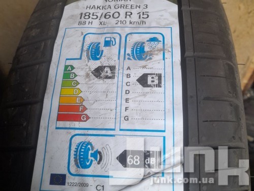 Nokian Hakka Green 3 185/60 R15 88H XL oe  разборка бу