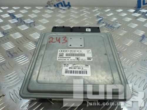 Блок управления двигателем для Audi Q5 oe 8R0907551G разборка бу