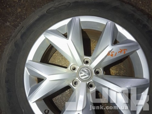 Volkswagen OEM 3QF601025L Atlas 8x18 5x112 ET34 DIA57,1 (silver) Б/У запчасти бу Volkswagen OEM 3QF601025L Atlas 8x18 5x112 ET34 DIA57,1 (silver) Б/У разборка бу