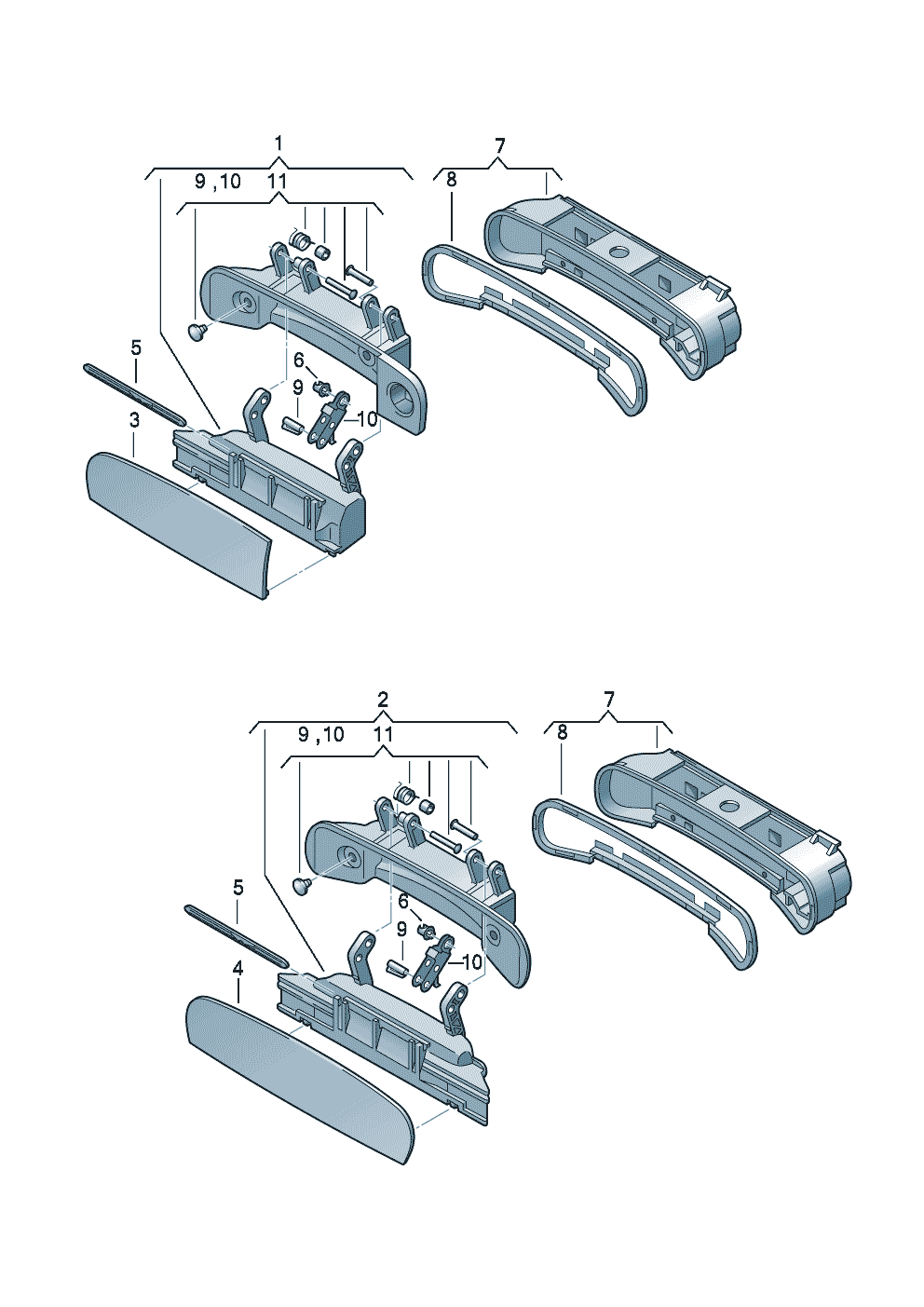 <b>Название согласно каталогу:</b> Ручка двери, наружная