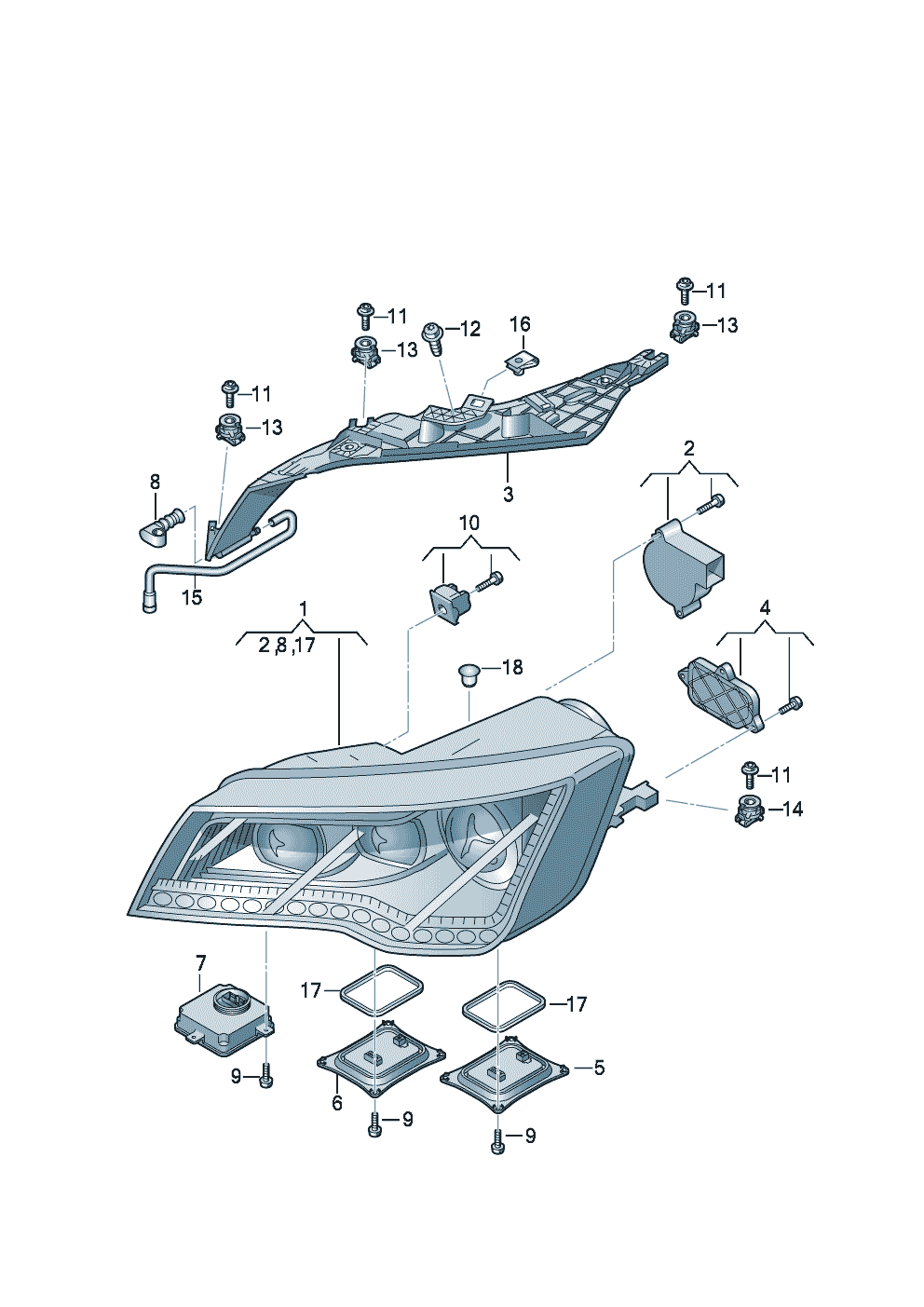 <b>Название согласно каталогу:</b> Светодиодные фары