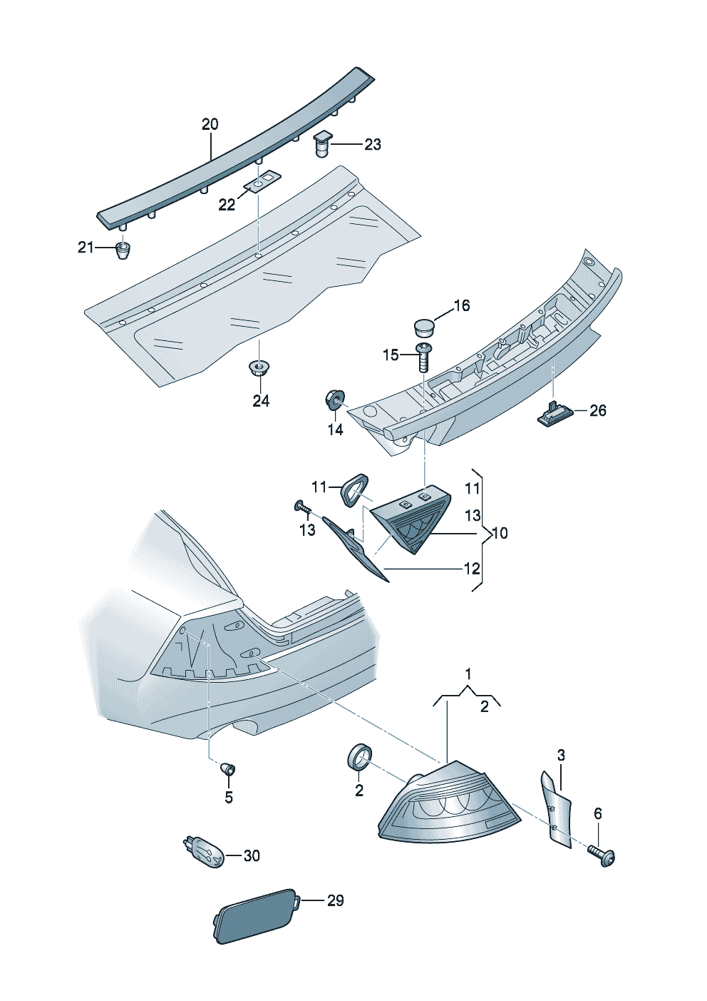 <b>Название согласно каталогу:</b> Светодиодный задний фонарь