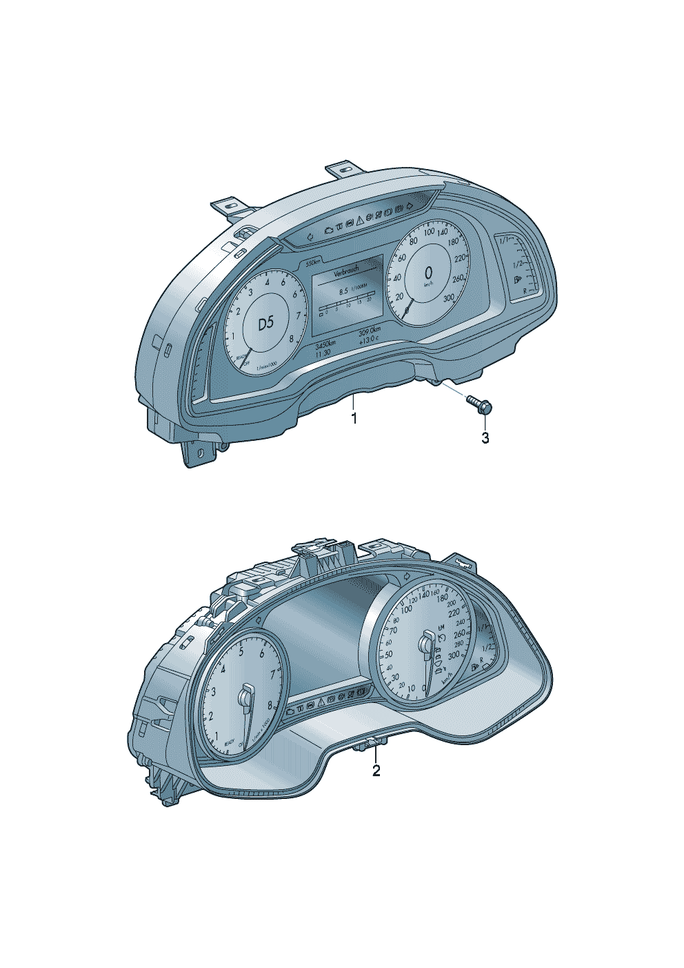 <b>Название согласно каталогу:</b> Комбинация приборов