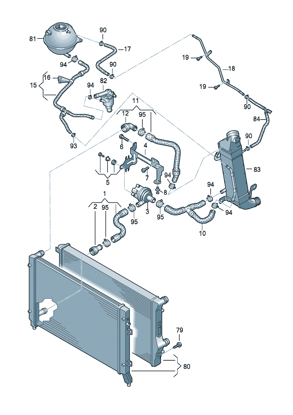 <b>Название согласно каталогу:</b> Шланг ОЖ с быстроразъёмной  муфтой